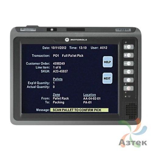 Терминал сбора данных Motorola VC70N0 2 Гб, Windows, Bluetooth, WiFi, 9-60VDC, блок питания