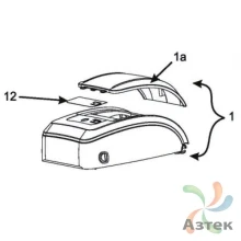 Крышка с окном в сборе для Zebra GK420t