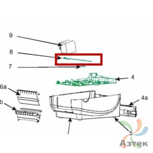 Датчик на просвет и черной метки для Zebra GK420d