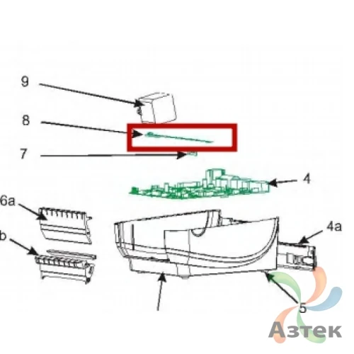 Датчик на просвет и черной метки для Zebra GK420d