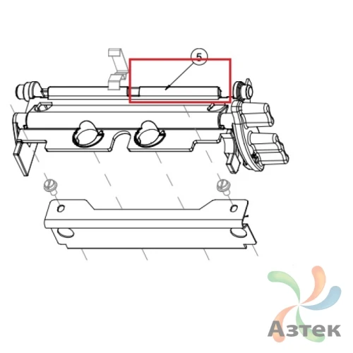 Защелка термоголовки для Datamax I-class