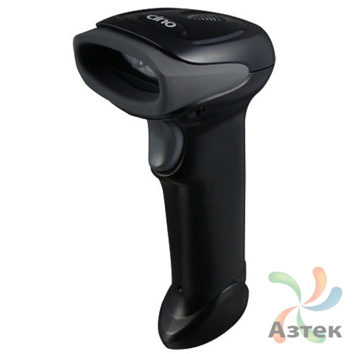 Сканер штрих-кода Cino F680 1D  Image, темный ручной, RS-232 кабель, без блока питания