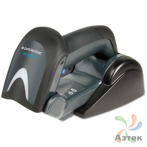 Сканер штрих-кода Datalogic Gryphon I GBT4130 1D  Image, темный беспроводной, Bluetooth, RS-232 кабель, блок питания