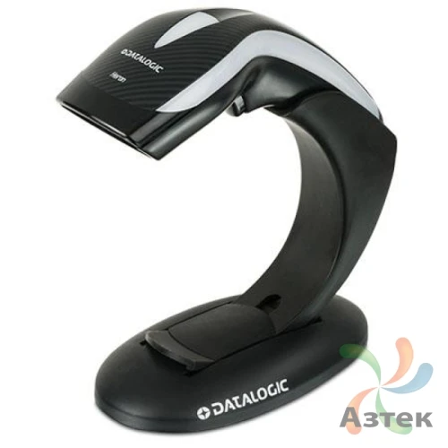 Сканер штрих-кода Datalogic Heron HD3130 1D  Image, темный ручной, USB кабель, подставка