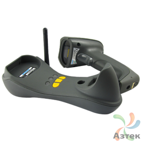 Сканер штрих-кода Mindeo CS3290-RF 1D  Лазерный, темный беспроводной, радиоканал, USB кабель, базовая станция
