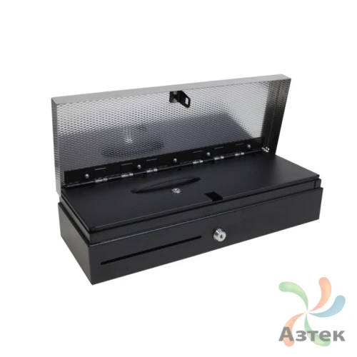 Денежный ящик HPC System HPC 460FT темный, крышка из нержавеющей стали