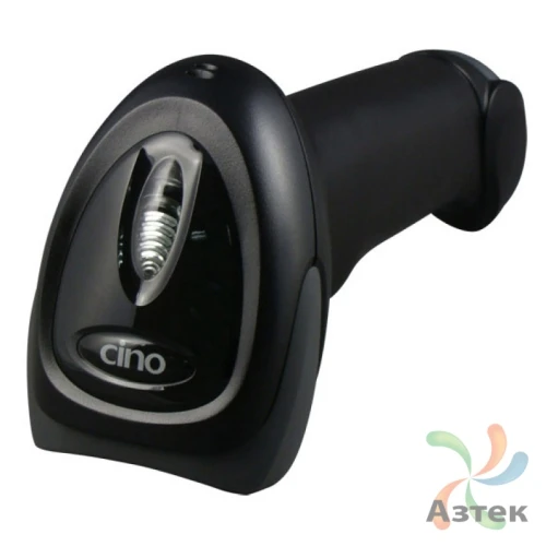 Сканер штрих-кода Cino F680BT 1D  Image, темный беспроводной, Bluetooth, RS-232 кабель, блок питания, базовая станция