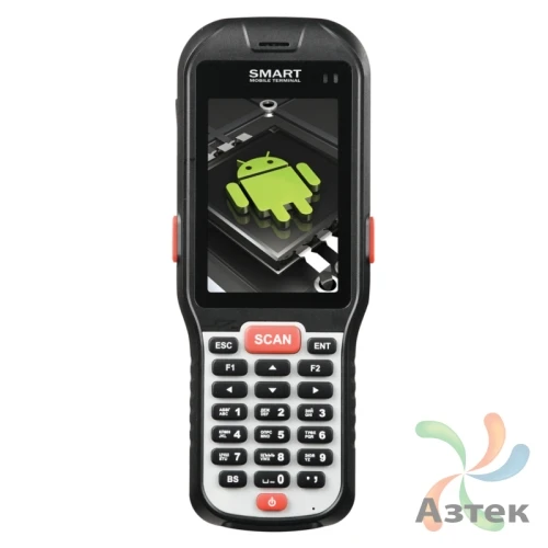 Терминал сбора данных Атол SMART.DROID 1D/2D CMOS-имиджер 4 Гб, 22 кл., Android, Bluetooth, WiFi, 3G, GPRS, БП, кабель micro USB, блок питания