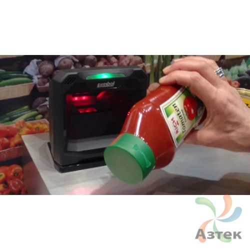 Сканер штрих-кода Motorola DS7708 2D  Image, темный стационарный, RS-232 кабель, блок питания, EMEA, ЕГАИС