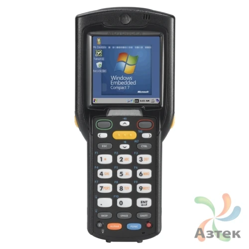 Терминал сбора данных Motorola MC3200G 1D Лазерный 2 Гб, 28 кл., Windows, Bluetooth, WiFi, рукоятка, аккумулятор увелич. емкости, блок питания