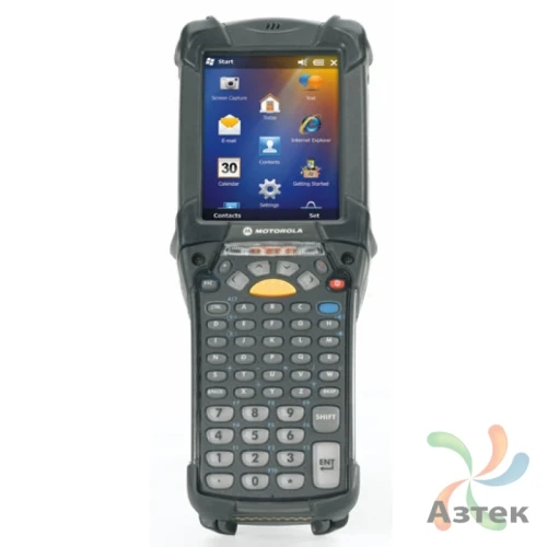 Терминал сбора данных Motorola MC9200 1D Лазерный темный 2 Гб, 53 кл., Windows, Bluetooth, WiFi, рукоятка, RFID-метка, блок питания