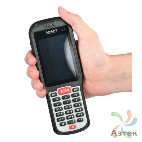 Терминал сбора данных Атол SMART.DROID 1D Лазерный 256 Мб, 22 кл., Windows, Bluetooth, WiFi, 3G, GPRS, БП, кабель micro USB, MS-1C-WIFI-DRIVER-PRO, блок питания