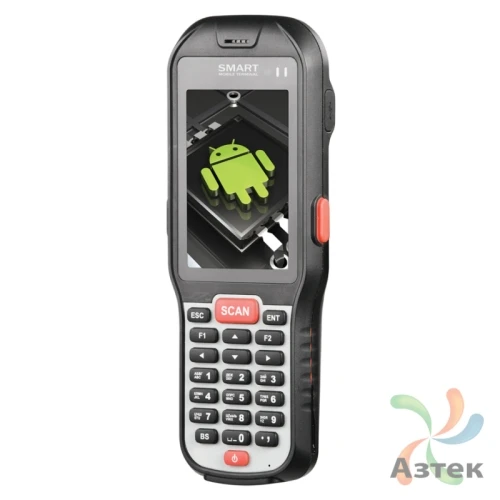 Терминал сбора данных Атол SMART.DROID 1D Лазерный 256 Мб, 22 кл., Windows, Bluetooth, WiFi, 3G, GPRS, БП, кабель micro USB, ML Pro Win, блок питания