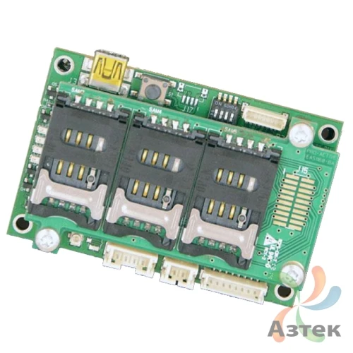 Плата расширения на 3 SIM\SAM карты для кодировщика SpringCard Crazy Writer HSP для Evolis Expert Zenius, Primacy, Elypso