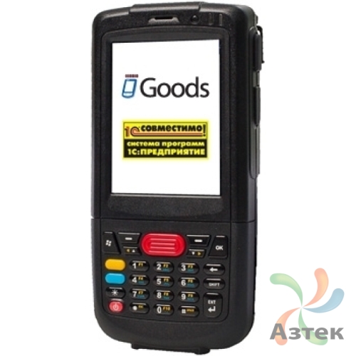 Терминал сбора данных Proton PMC-2260 1D/2D CMOS-имиджер темный 128 Мб, 26 кл., Windows, Bluetooth, WiFi, БП, кабель mini USB, блок питания