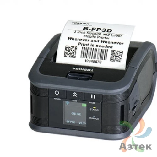 Принтер этикеток Toshiba B-FP3D термо 203, Bluetooth, USB, B-FP3D-GH30-QM-R(N)