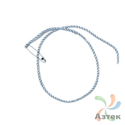 Пломба-держатель с булавочкой натуральная серебристая 1000 шт./уп.