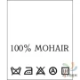 Составник с печатью  Белый 20х25 мм в рулоненарезкав упаковке (200 шт) Нейлон термотрансферная с текстом:100% mohair 