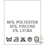 Составник с печатью  Белый 20х25 мм в рулоненарезкав упаковке (200 шт) Нейлон термотрансферная с текстом:60% polyester 35% viscose 5% lycra