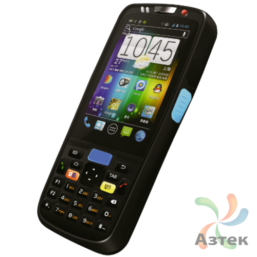 Терминал сбора данных GlobalPOS C5000LTE-2DMT 2D CMOS-имиджер темный 1 Гб, 28 кл., Bluetooth, WiFi, 4G, GPS, БП, без подставки, камера, кабель micro USB, блок питания