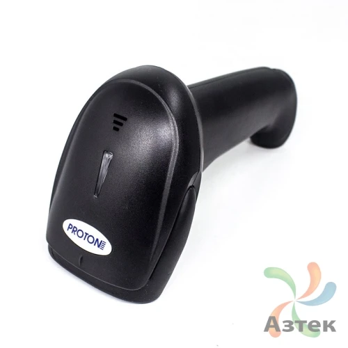 Сканер штрих-кода Proton LMS-2190 1D  Лазерный, темный беспроводной, Bluetooth, USB кабель