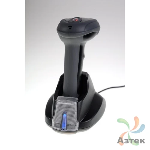 Сканер штрих-кода Proton IMS-3190 1D  Image, темный беспроводной, Bluetooth, RS-232 кабель, USB кабель, базовая станция