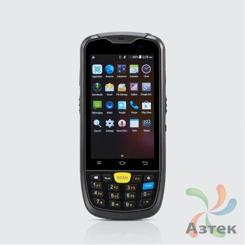 Терминал сбора данных Chainway C6000 1D/2D CMOS-имиджер темный 16 Гб, Android, Bluetooth, WiFi, 4G, GPS, БП, камера, кабель USB-C, блок питания
