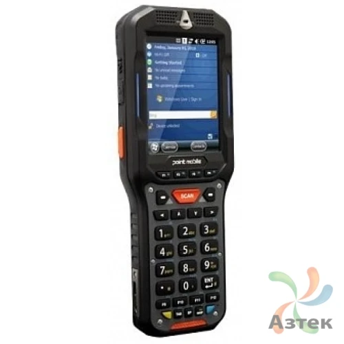 Терминал сбора данных Point Mobile PM450 1D Лазерный темный 1 Гб, Windows, Bluetooth, WiFi, камера, блок питания