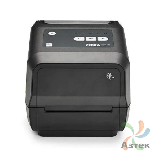 Принтер этикеток Zebra ZD420t термотрансферный 203, USB, USB Host, ZD42042-T0E000EZ