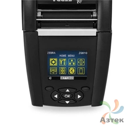 Принтер этикеток Zebra ZQ610 термо 203, LCD, Bluetooth, USB, ZQ61-AUFAE10-00
