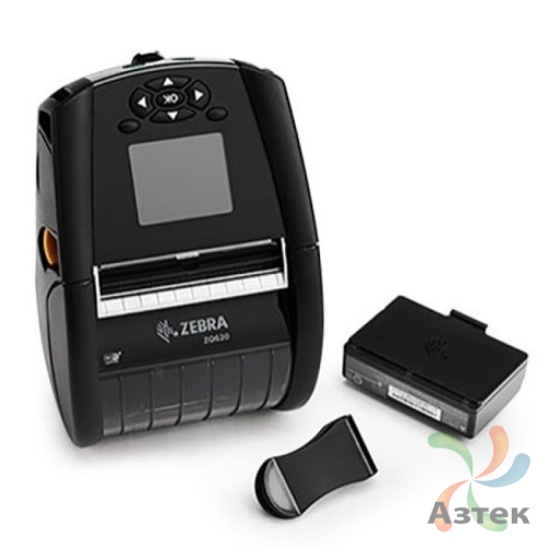 Принтер этикеток Zebra ZQ620 термо 203, LCD, Bluetooth, USB, ZQ62-AUFAE11-00