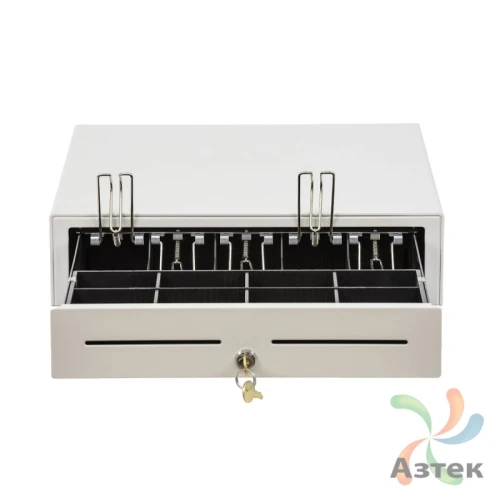 Денежный ящик Атол CD-410-W светлый