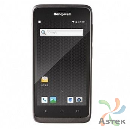 Терминал сбора данных Honeywell EDA51 1D/2D CMOS-имиджер темный 16 Гб, Android, Bluetooth, WiFi, 3G, GPS, камера, кабель USB, блок питания