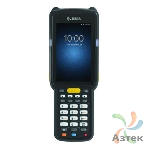 Терминал сбора данных Zebra MC330K 1D Лазерный темный 16 Гб, 29 кл., Android, Bluetooth, WiFi, блок питания