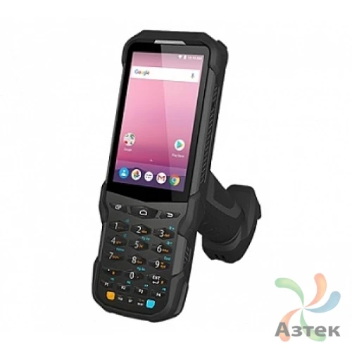 Терминал сбора данных Point Mobile PM550 Gun 1D/2D CMOS-имиджер темный 16 Гб, 24 кл., Android, Long Range, Bluetooth, WiFi, рукоятка, блок питания
