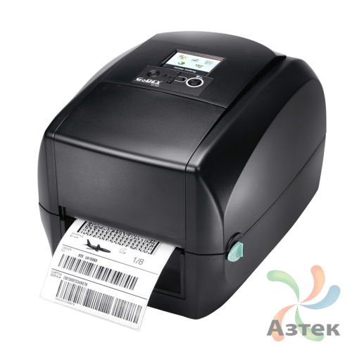 Принтер этикеток Godex RT700x термотрансферный 203, LCD, Ethernet, USB, RS-232, 011-70xF02-000