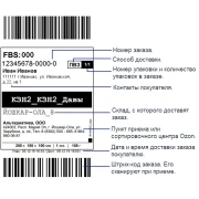 Термоэтикетка ЭКО 75х120 (рядов 1 по 300 шт) в рулоне, втулка 40 мм (к) IQ code