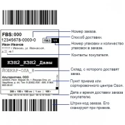 Термоэтикетка ЭКО 75х120 (рядов 1 по 250 шт) в рулоне, втулка 40 мм (к) IQ code