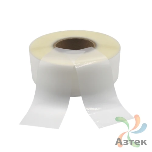 Силиконовая лента двусторонняя 40мм х 100м втулка 76 мм, цвет - матово-глянцевый	