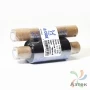 Красящая лента (риббон) 64 мм. х 74 м. Wax HW120A+ Out Черный, втулка 0.5 дюйма (110мм ширина) IQ Code