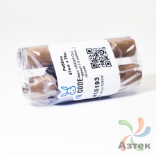 Красящая лента (риббон) 57 мм. х 74 м. Resin HR330A Out Черный, втулка 0.5 дюйма (110мм ширина) IQ Code