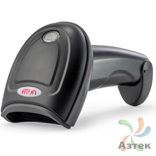 Сканер штрих-кода Атол SB 2109 2D  Лазерный, темный беспроводной, Bluetooth, USB кабель, USB-COM, блок питания