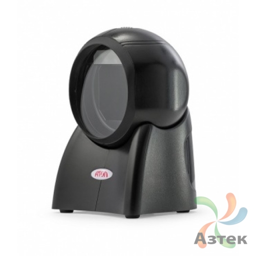 Сканер штрих-кода Атол D2 2D  Лазерный, темный стационарный, USB кабель