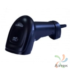 Сканер штрих-кода CST IS-201 QuickPrime 1D  Image, темный ручной, USB кабель, базовая станция