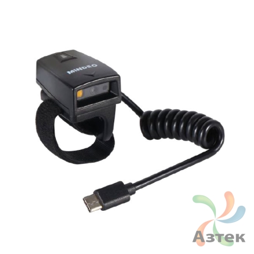 Сканер штрих-кода Mindeo CR60-SR 2D  Image, темный пальчиковый, USB кабель