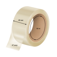 Лента упаковочная скотч NOVAROLL 48 мм 66 м 47 мкм 206