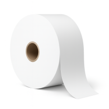 Джамбо ролл 1,08 x 1 500 м. Termo ECO  клей каучук  (Jumbo roll Eco-no proof direct termal label 70 gsm (без защиты)) IQ code