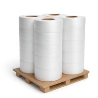 Джамбо ролл 1,07 x 1 000 м. Termo TOP клей каучук (Jumbo roll Top direct termal label 70 gsm (защита от масла, воды и царапин)) IQ code