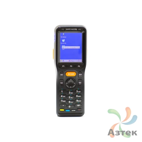 Терминал сбора данных Point Mobile PM200 1D Лазерный темный 256 Мб, 28 кл., Windows, Bluetooth, WiFi, блок питания