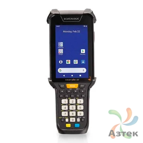 Терминал сбора данных Datalogic Scorpio X5 2D имиджер темный 32 Гб, 28 кл., Android, Bluetooth, WiFi, камера, кабель USB, блок питания